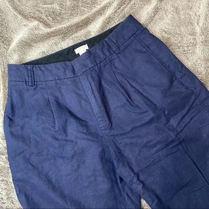 J.Crew High Rise Linen Trousers